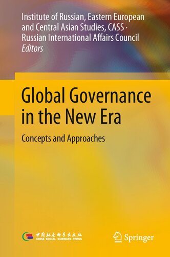 Global Governance in the New Era: Concepts and Approaches (PDF/EPUB Version)
