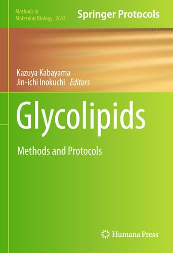 Glycolipids: Methods and Protocols (PDF/EPUB Version)
