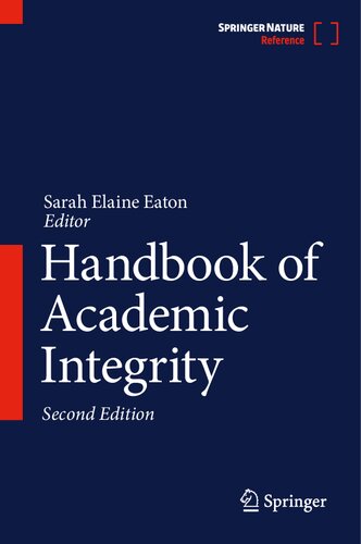 Handbook of Academic Integrity (PDF/EPUB Version)
