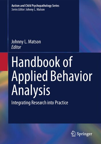 Handbook of Applied Behavior Analysis: Integrating Research into Practice (PDF/EPUB Version)
