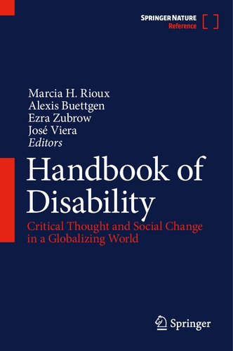 Handbook of Disability: Critical Thought and Social Change in a Globalizing World (PDF/EPUB Version)