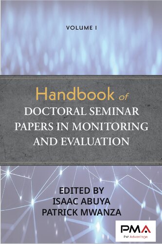 Handbook of Doctoral Seminar Papers in Monitoring and Evaluation (PDF/EPUB Version)