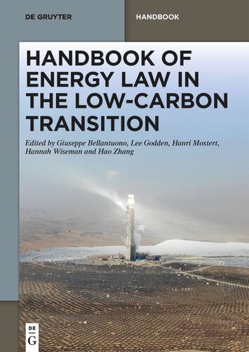 Handbook of Energy Law in the Low-Carbon Transition (PDF/EPUB Version)
