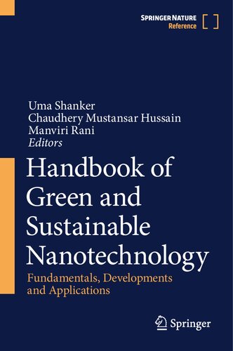 Handbook of Green and Sustainable Nanotechnology: Fundamentals, Developments and Applications (PDF/EPUB Version)
