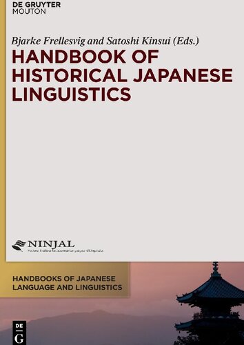 Handbook of Historical Japanese Linguistics (PDF/EPUB Version)