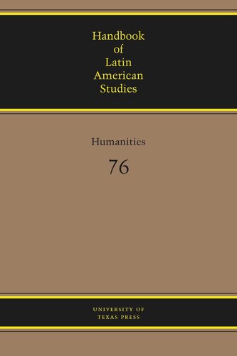 Handbook of Latin American Studies, Vol. 76: Humanities (PDF/EPUB Version)
