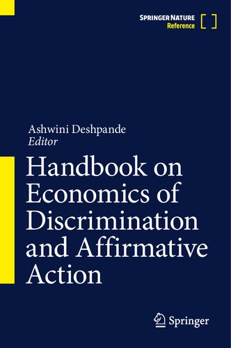 Handbook on Economics of Discrimination and Affirmative Action (PDF/EPUB Version)
