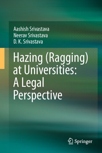 Hazing (Ragging) at Universities: A Legal Perspective (PDF/EPUB Version)