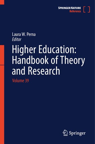 Higher Education: Handbook of Theory and Research: Volume 39 (Higher Education: Handbook of Theory and Research, 39) (PDF/EPUB Version)
