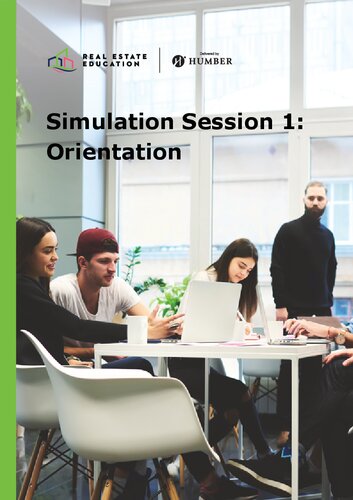 Humber Real Estate - Simulation Session 1 - (Day 1 - Day 5) (PDF/EPUB Version)
