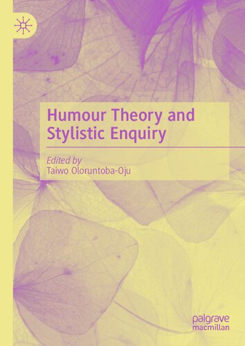 Humour Theory and Stylistic Enquiry (PDF/EPUB Version)
