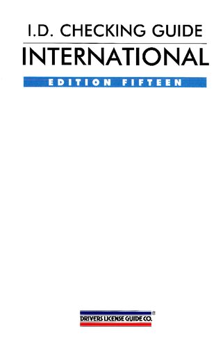 I.D. Checking Guide: International (PDF/EPUB Version)
