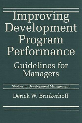 Improving Development Program Performance: Guidelines for Managers (PDF/EPUB Version)
