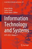Information Technology and Systems: ICITS 2023, Volume 1 (PDF/EPUB Version)
