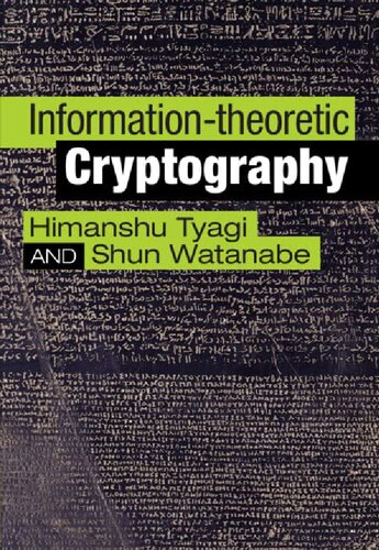 Information-theoretic Cryptography (PDF/EPUB Version)
