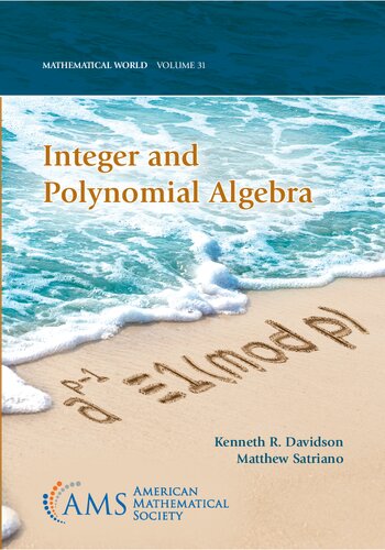 Integer and Polynomial Algebra (PDF/EPUB Version)
