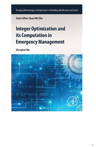 Integer Optimization and its Computation in Emergency Management (PDF/EPUB Version)
