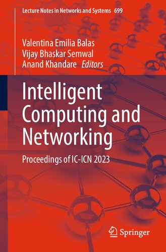 Intelligent Computing and Networking. Proceedings of IC-ICN 2023 (PDF/EPUB Version)

