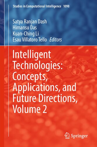 Intelligent Technologies: Concepts, Applications, and Future Directions (PDF/EPUB Version)
