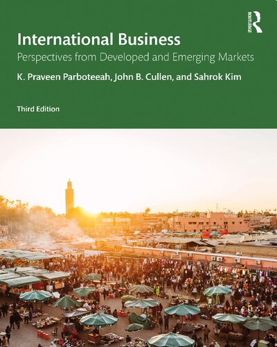 International Business: Perspectives from Developed and Emerging Markets (PDF/EPUB Version)
