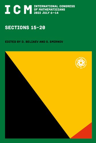 International Congress of Mathematicians 2022 July 6–14 Proceedings: Sections 15-20 (PDF/EPUB Version)
