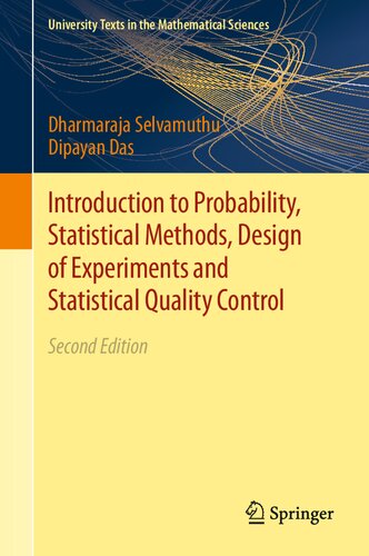 Introduction to Probability, Statistical Methods, Design of Experiments and Statistical Quality Control (PDF/EPUB Version)