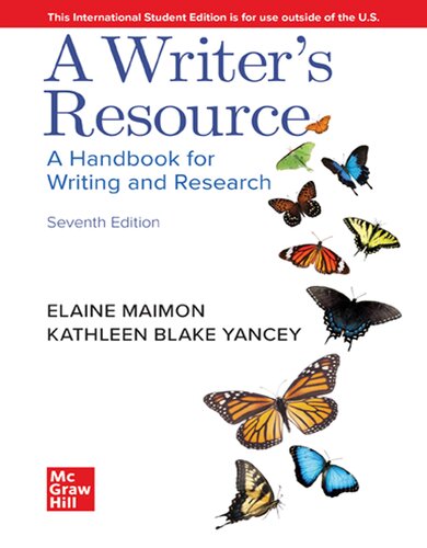 ISE A Writer's Resource (comb-version) Student Edition (PDF/EPUB Version)
