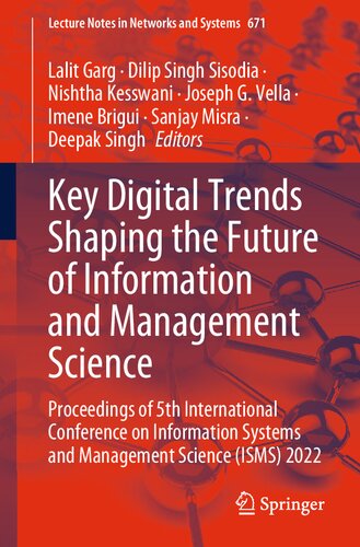 Key Digital Trends Shaping the Future of Information and Management Science: Proceedings of 5th International Conference on Information Systems and Management Science (ISMS) 2022 (PDF/EPUB Version)
