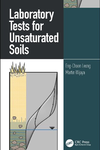 Laboratory Tests for Unsaturated Soils (PDF/EPUB Version)
