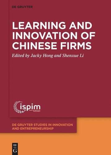 Learning and Innovation of Chinese Firms (PDF/EPUB Version)
