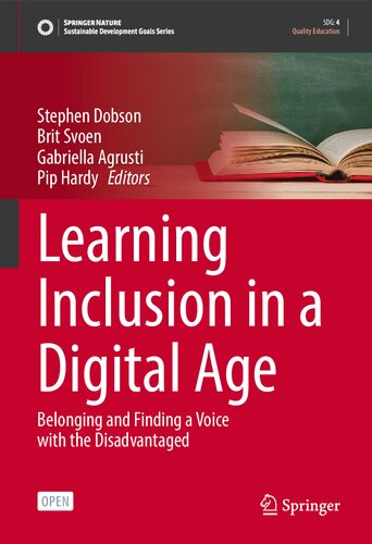 Learning Inclusion in a Digital Age: Belonging and Finding a Voice with the Disadvantaged (Sustainable Development Goals Series) (PDF/EPUB Version)