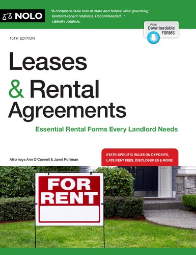 Leases & Rental Agreements (PDF/EPUB Version)
