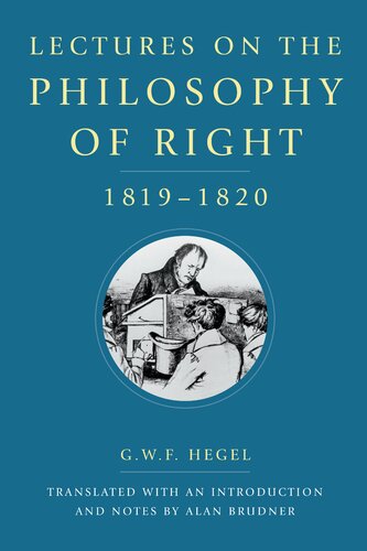 Lectures on the Philosophy of Right, 1819-1820 (PDF/EPUB Version)
