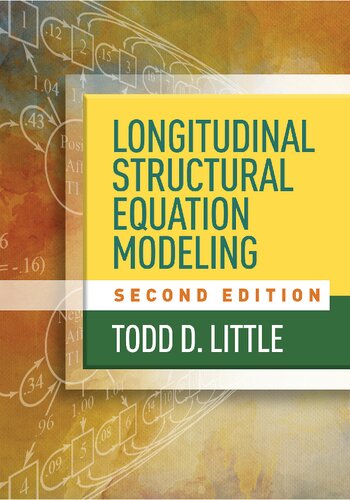 Longitudinal Structural Equation Modeling (Methodology in the Social Sciences) (PDF/EPUB Version)