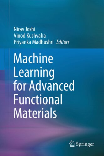 Machine Learning for Advanced Functional Materials (PDF/EPUB Version)
