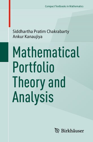Mathematical Portfolio Theory and Analysis (PDF/EPUB Version)
