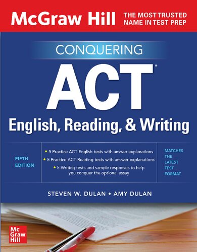 McGraw Hill Conquering ACT English, Reading, and Writing (PDF/EPUB Version)

