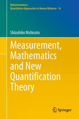 Measurement, Mathematics and New Quantification Theory (PDF/EPUB Version)

