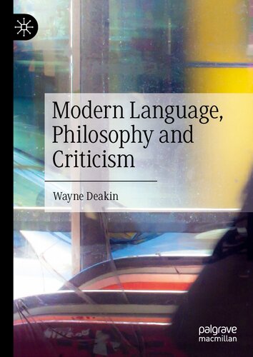 Modern Language, Philosophy and Criticism (PDF/EPUB Version)
