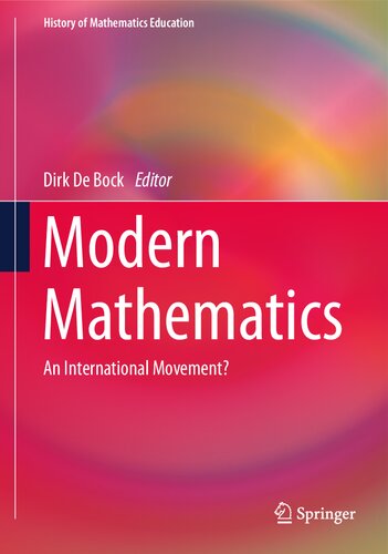 Modern Mathematics: An International Movement? (PDF/EPUB Version)
