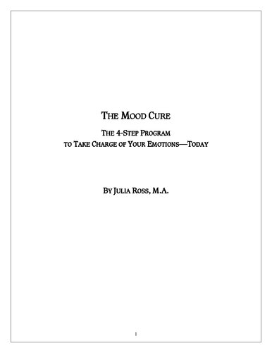Mood Cure - Addendum /Bonus for Mood Questionnaire for Supplements and Nutrients (PDF/EPUB Version)
