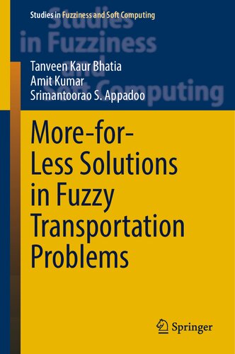 More-for-Less Solutions in Fuzzy Transportation Problems (PDF/EPUB Version)
