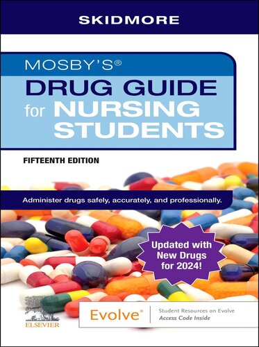 Mosby's Drug Guide for Nursing Students with Update - E-Book (PDF/EPUB Version)
