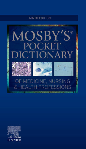 Mosby's Pocket Dictionary of Medicine, Nursing & Health Professions (PDF/EPUB Version)
