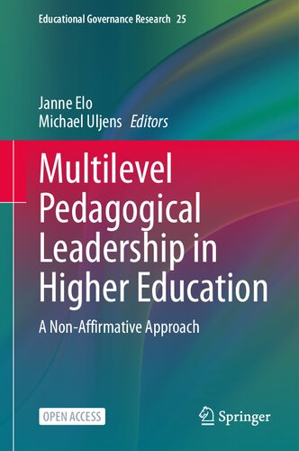 Multilevel Pedagogical Leadership in Higher Education (PDF/EPUB Version)
