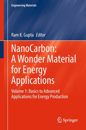 NanoCarbon: A Wonder Material for Energy Applications. Volume 1: Basics to Advanced Applications for Energy Production (PDF/EPUB Version)