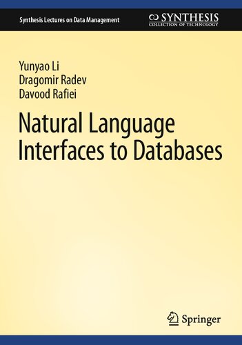 Natural Language Interfaces to Databases (PDF/EPUB Version)