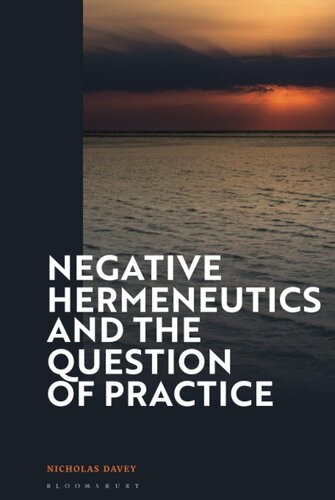 Negative Hermeneutics and the Question of Practice (PDF/EPUB Version)
