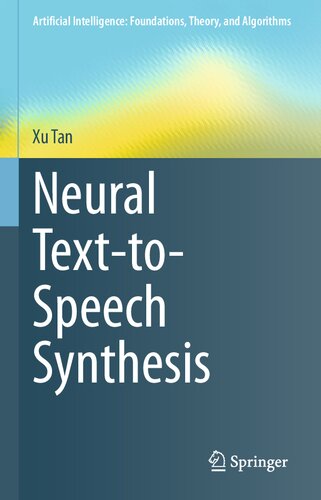 Neural Text-to-Speech Synthesis (PDF/EPUB Version)
