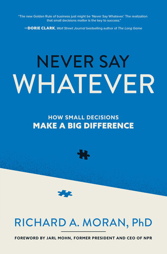 Never Say Whatever (PDF/EPUB Version)
